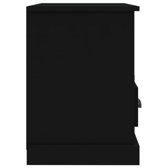 Tv-meubel 80x35x50 cm bewerkt hout zwart MeubelReus