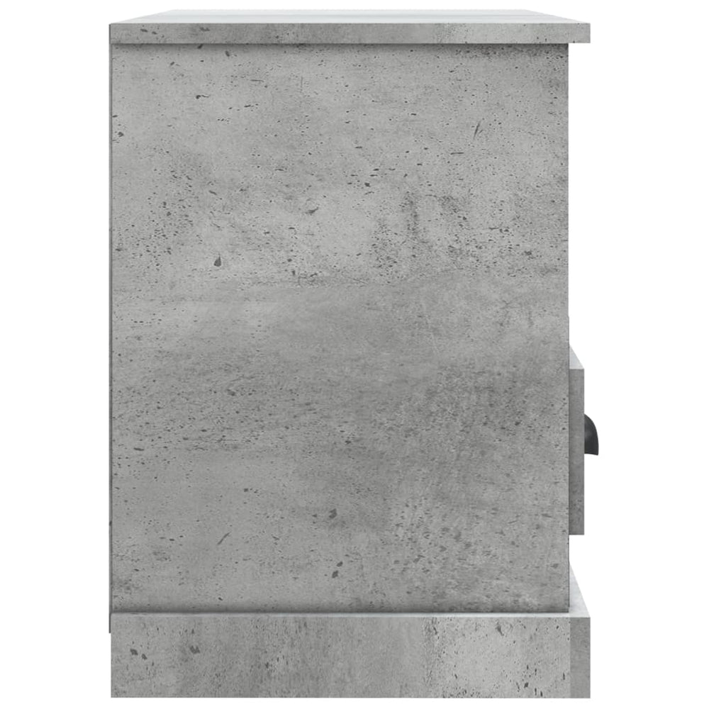 Tv-meubel 80x35x50 cm bewerkt hout betongrijs MeubelReus