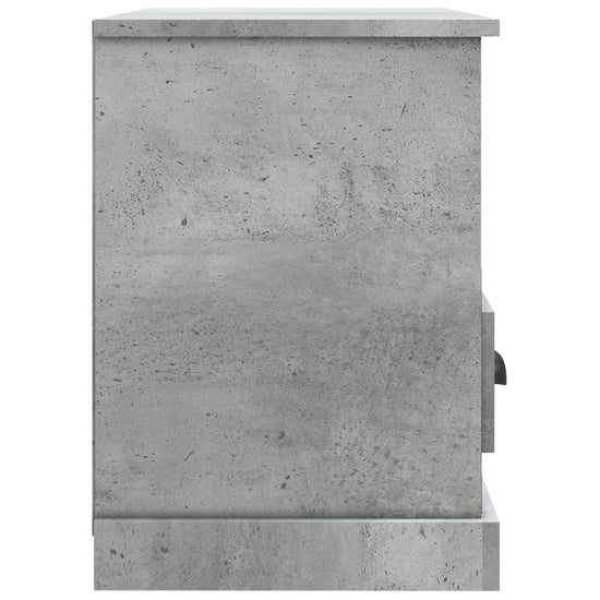 Tv-meubel 80x35x50 cm bewerkt hout betongrijs MeubelReus