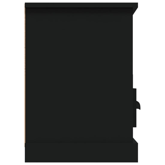 Tv-meubel 100x35x50 cm bewerkt hout zwart MeubelReus