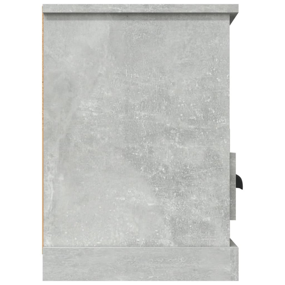 Tv-meubel 100x35x50 cm bewerkt hout betongrijs MeubelReus