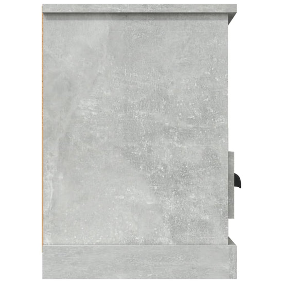 Tv-meubel 100x35x50 cm bewerkt hout betongrijs MeubelReus