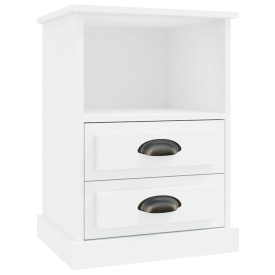 Nachtkastjes 2 st 43x36x60 cm wit MeubelReus
