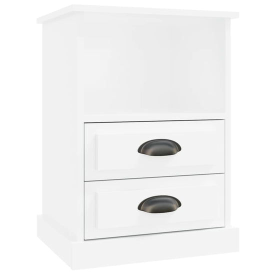 Nachtkastjes 2 st 43x36x60 cm hoogglans wit MeubelReus