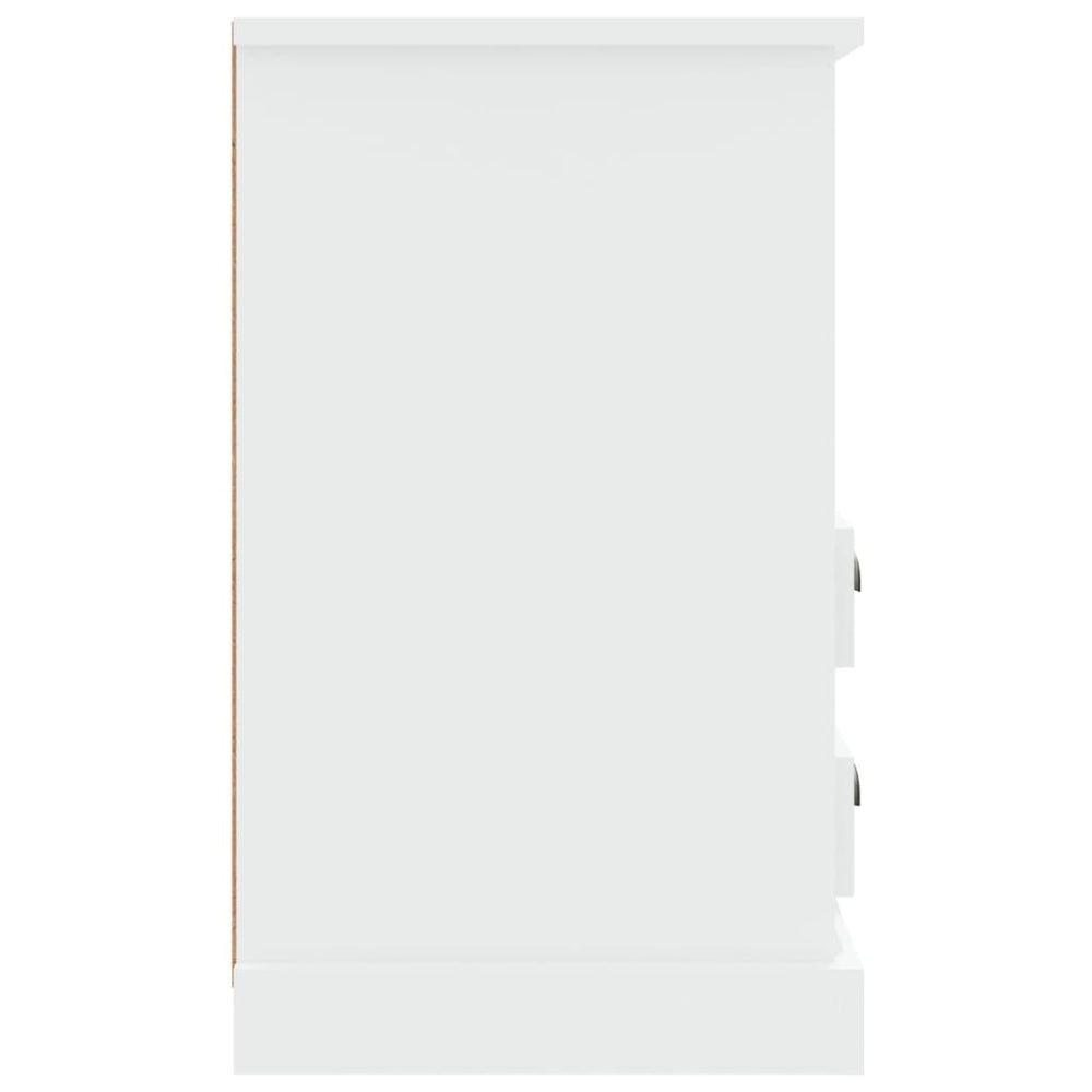 Nachtkastjes 2 st 43x36x60 cm hoogglans wit MeubelReus