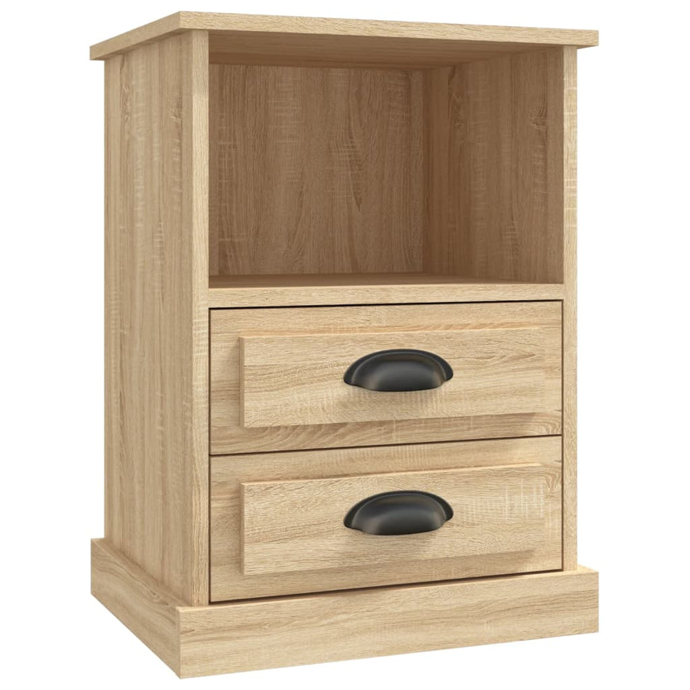 Nachtkastjes 2 st 43x36x60 cm sonoma eikenkleurig MeubelReus