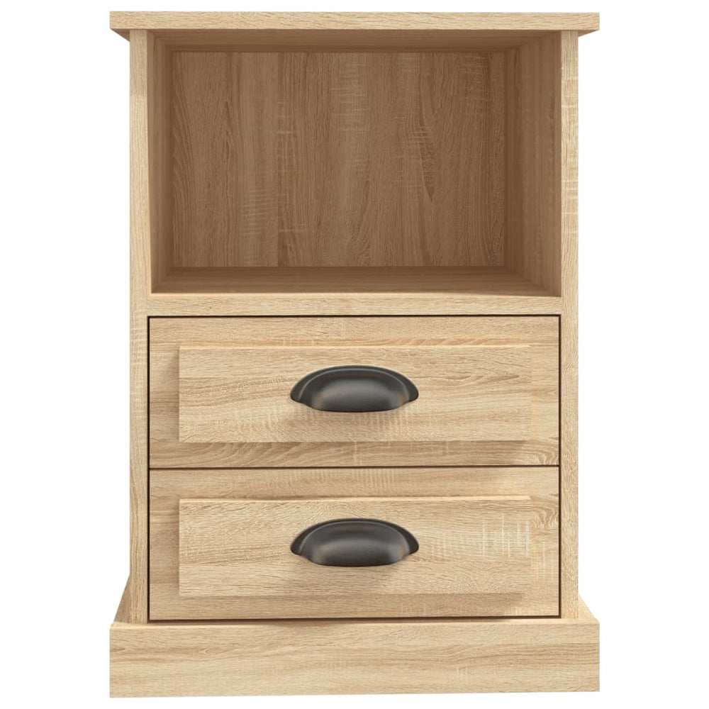 Nachtkastjes 2 st 43x36x60 cm sonoma eikenkleurig MeubelReus