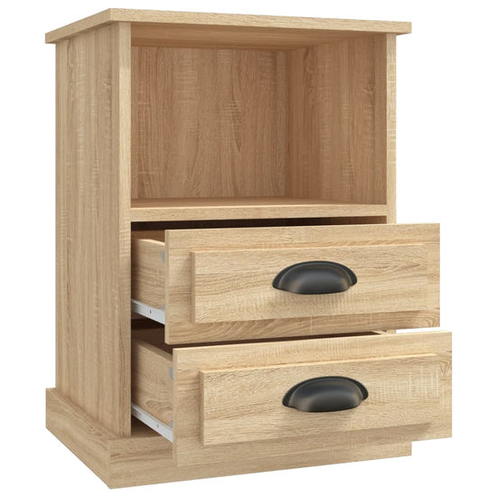 Nachtkastjes 2 st 43x36x60 cm sonoma eikenkleurig MeubelReus