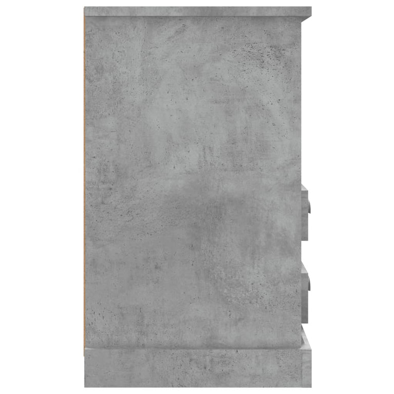 Nachtkastje 43x36x60 cm betongrijs MeubelReus