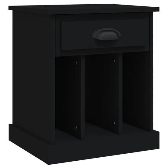 Nachtkastjes 2 st 43x36x50 cm zwart MeubelReus