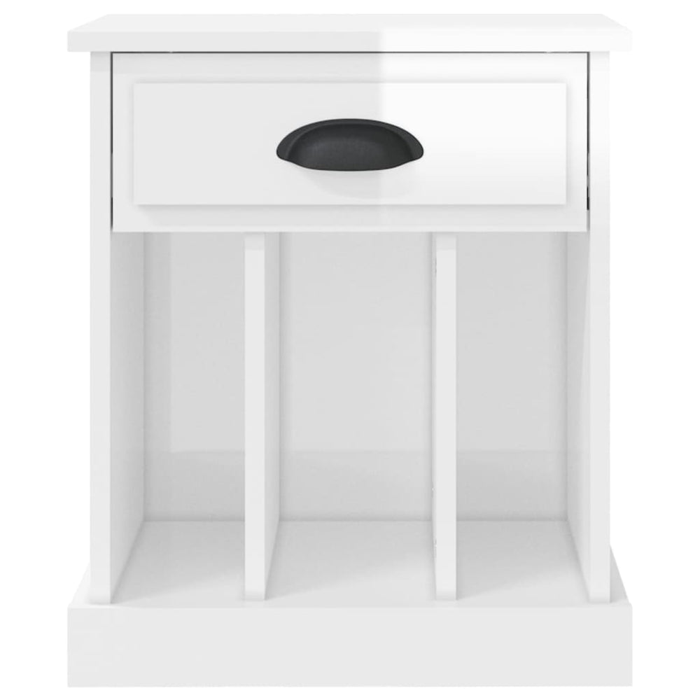 Nachtkastjes 2 st 43x36x50 cm hoogglans wit MeubelReus