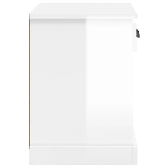 Nachtkastjes 2 st 43x36x50 cm hoogglans wit MeubelReus