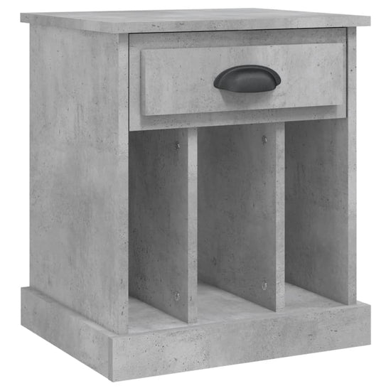 Nachtkastjes 2 st 43x36x50 cm betongrijs MeubelReus