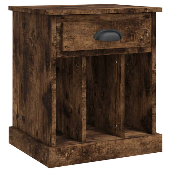 Nachtkastjes 2 st 43x36x50 cm gerookt eikenkleurig MeubelReus