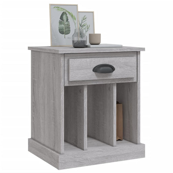 Nachtkastjes 2 st 43x36x50 cm grijs sonoma eikenkleurig MeubelReus