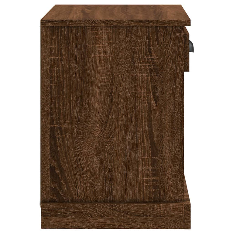 Nachtkastjes 2 st 43x36x50 cm bruin eikenkleur MeubelReus