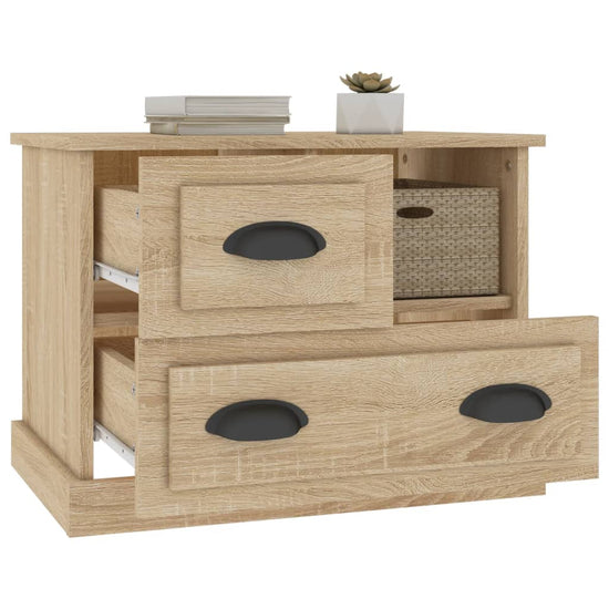 Nachtkastje 60x39x45 cm sonoma eikenkleurig MeubelReus