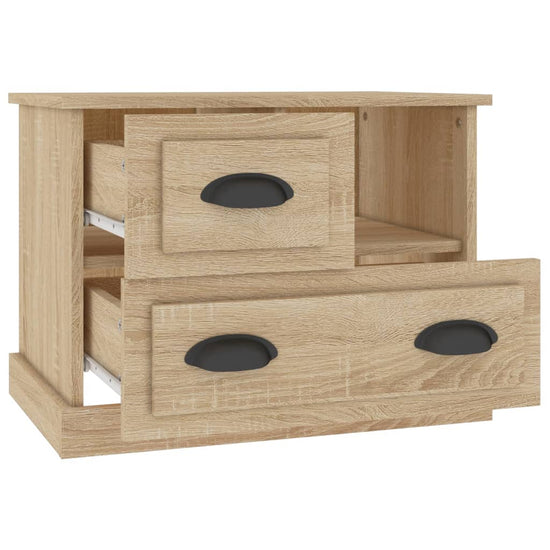 Nachtkastje 60x39x45 cm sonoma eikenkleurig MeubelReus