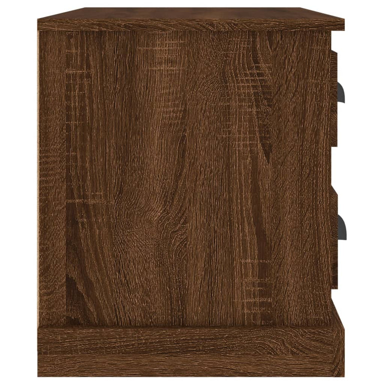 Nachtkastje 60x39x45 cm bruin eikenkleur MeubelReus
