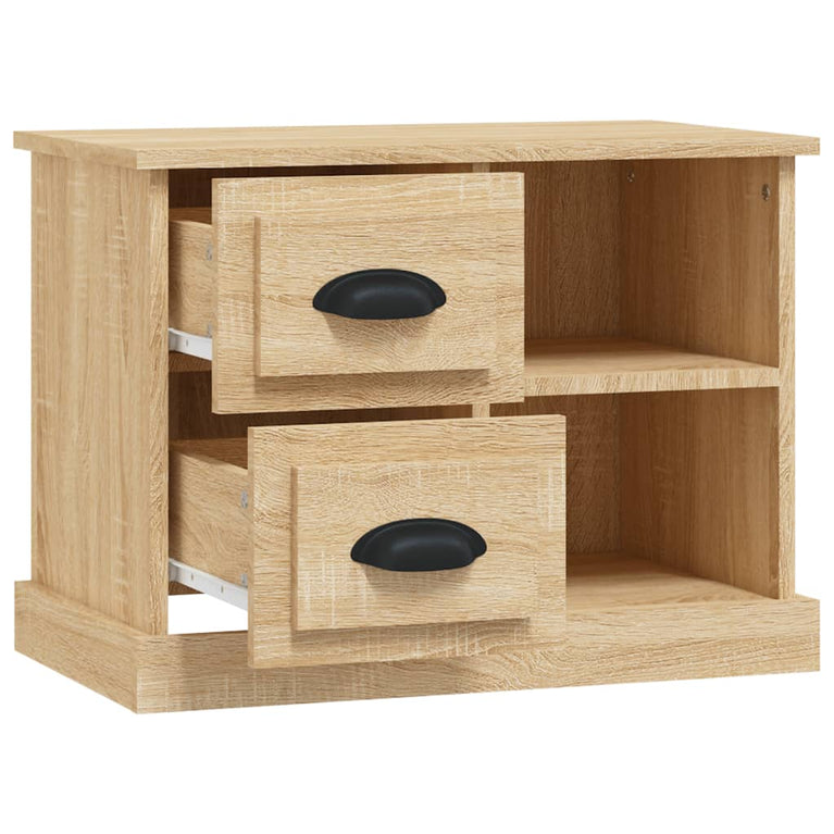 Nachtkastje 60x35,5x45 cm sonoma eikenkleurig MeubelReus