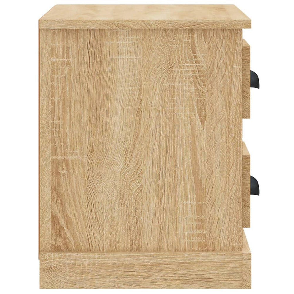 Nachtkastje 60x35,5x45 cm sonoma eikenkleurig MeubelReus