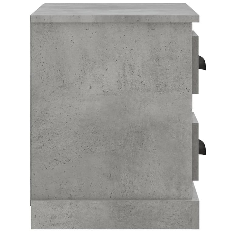 Nachtkastje 60x35,5x45 cm betongrijs MeubelReus