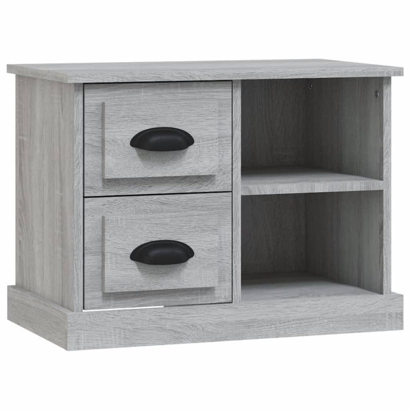 Nachtkastje 60x35,5x45 cm grijs sonoma eikenkleurig MeubelReus
