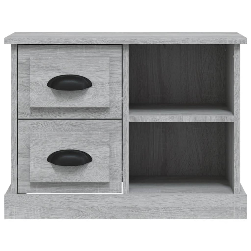 Nachtkastje 60x35,5x45 cm grijs sonoma eikenkleurig MeubelReus