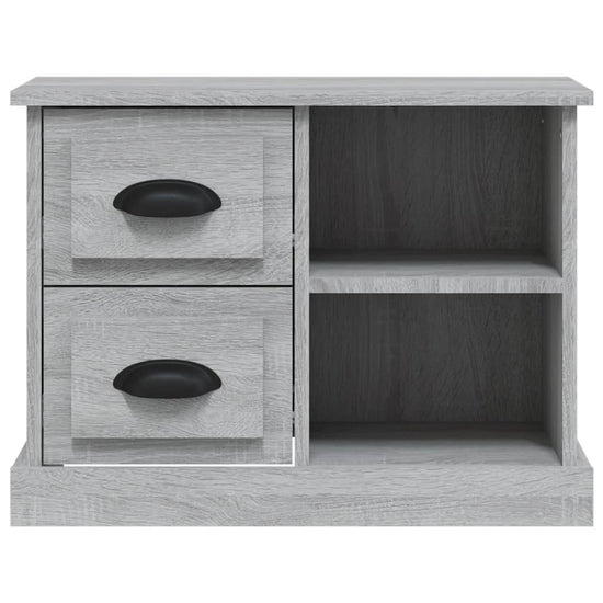 Nachtkastje 60x35,5x45 cm grijs sonoma eikenkleurig MeubelReus