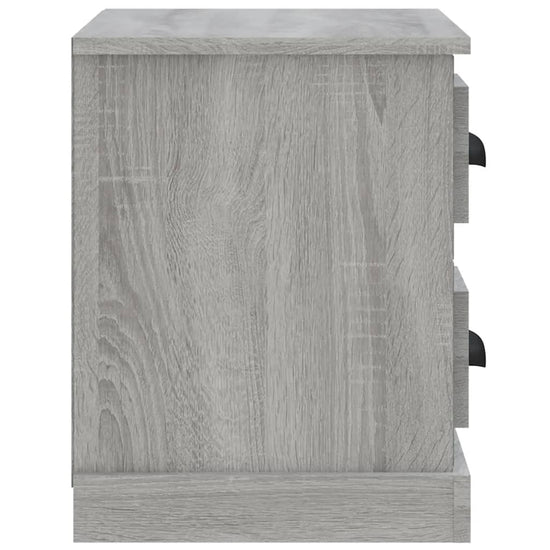 Nachtkastje 60x35,5x45 cm grijs sonoma eikenkleurig MeubelReus