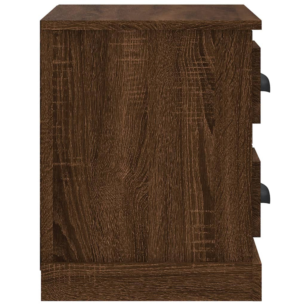 Nachtkastje 60x35,5x45 cm bruin eikenkleur MeubelReus