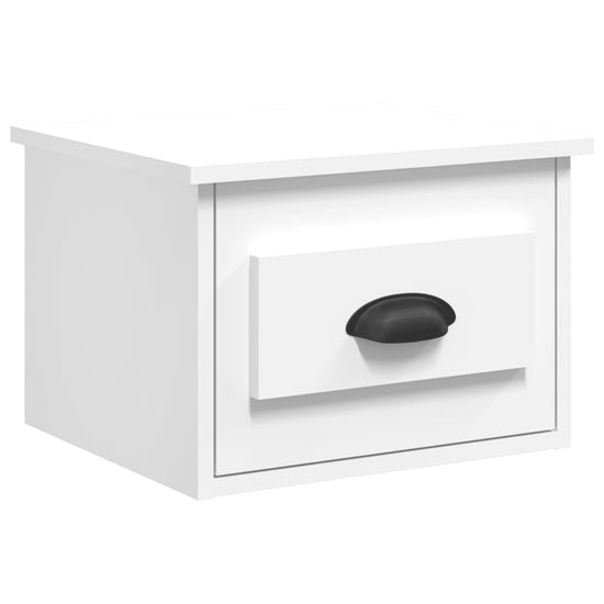 Nachtkastjes 2 st wandgemonteerd 41,5x36x28 cm wit MeubelReus