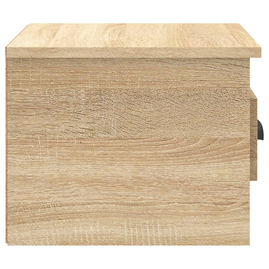 Nachtkastje wandgemonteerd 41,5x36x28 cm sonoma eikenkleurig MeubelReus