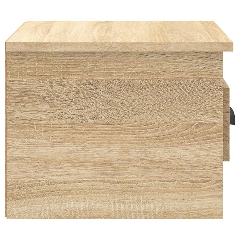 Nachtkastje wandgemonteerd 41,5x36x28 cm sonoma eikenkleurig MeubelReus