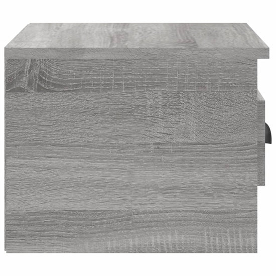 Nachtkastje wandgemonteerd 41,5x36x28 cm grijs sonoma eiken MeubelReus