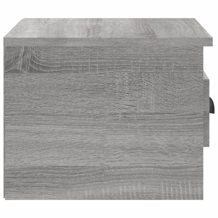 Nachtkastje wandgemonteerd 41,5x36x28 cm grijs sonoma eiken MeubelReus