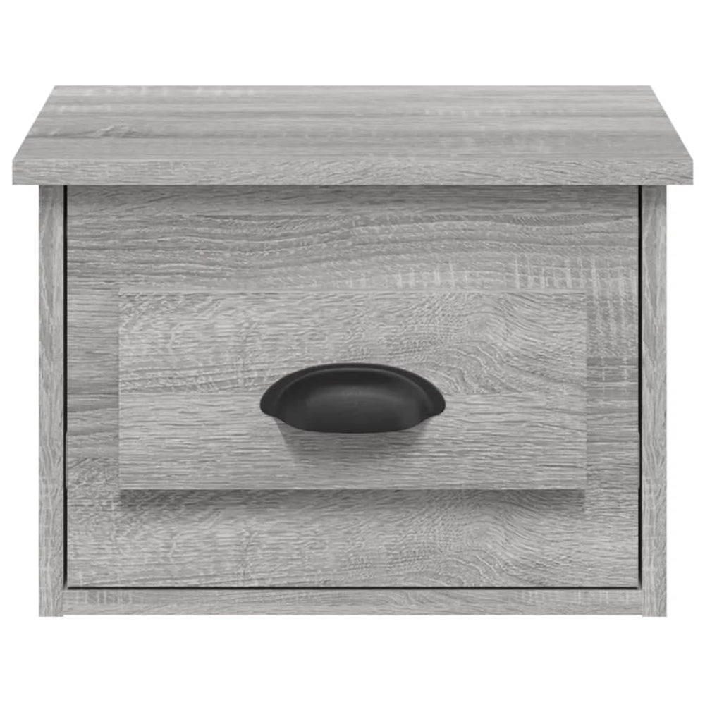 Nachtkastjes 2 st wandgemonteerd 41,5x36x28 cm grijs sonoma MeubelReus