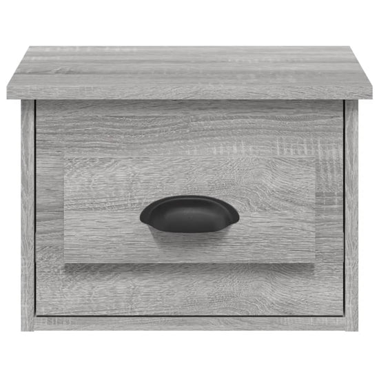 Nachtkastjes 2 st wandgemonteerd 41,5x36x28 cm grijs sonoma MeubelReus
