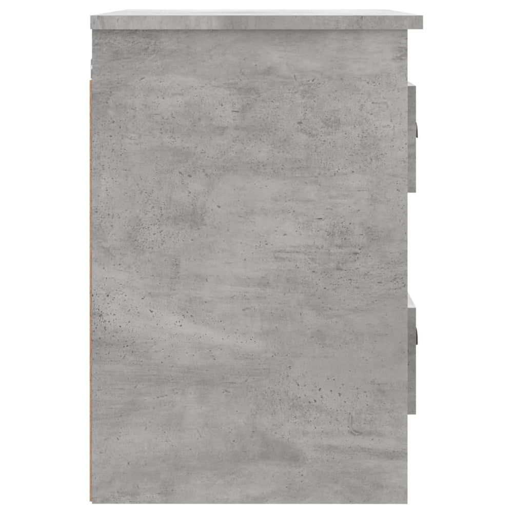 Nachtkastjes 2 st wandgemonteerd 41,5x36x53 cm betongrijs MeubelReus