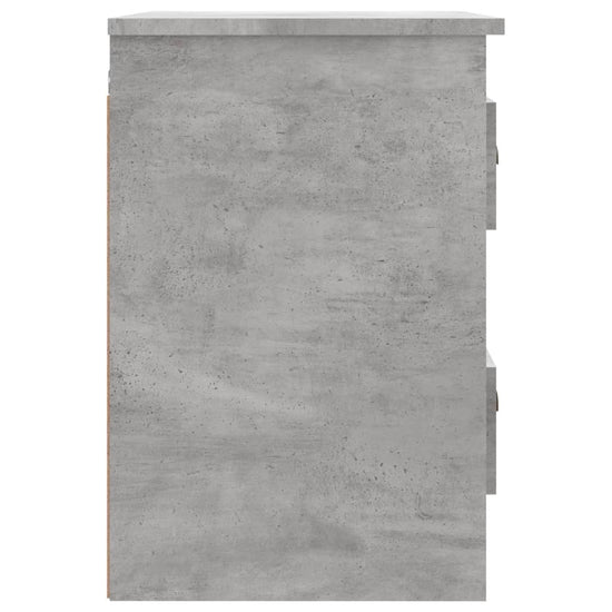 Nachtkastjes 2 st wandgemonteerd 41,5x36x53 cm betongrijs MeubelReus