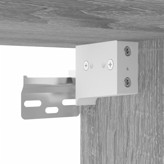 Nachtkastjes 2 st wandgemonteerd 41,5x36x53 cm grijs sonoma MeubelReus