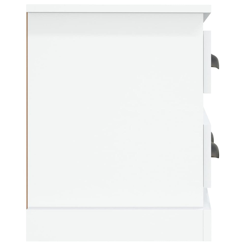 Tv-meubel 100x35,5x45 cm bewerkt hout hoogglans wit MeubelReus