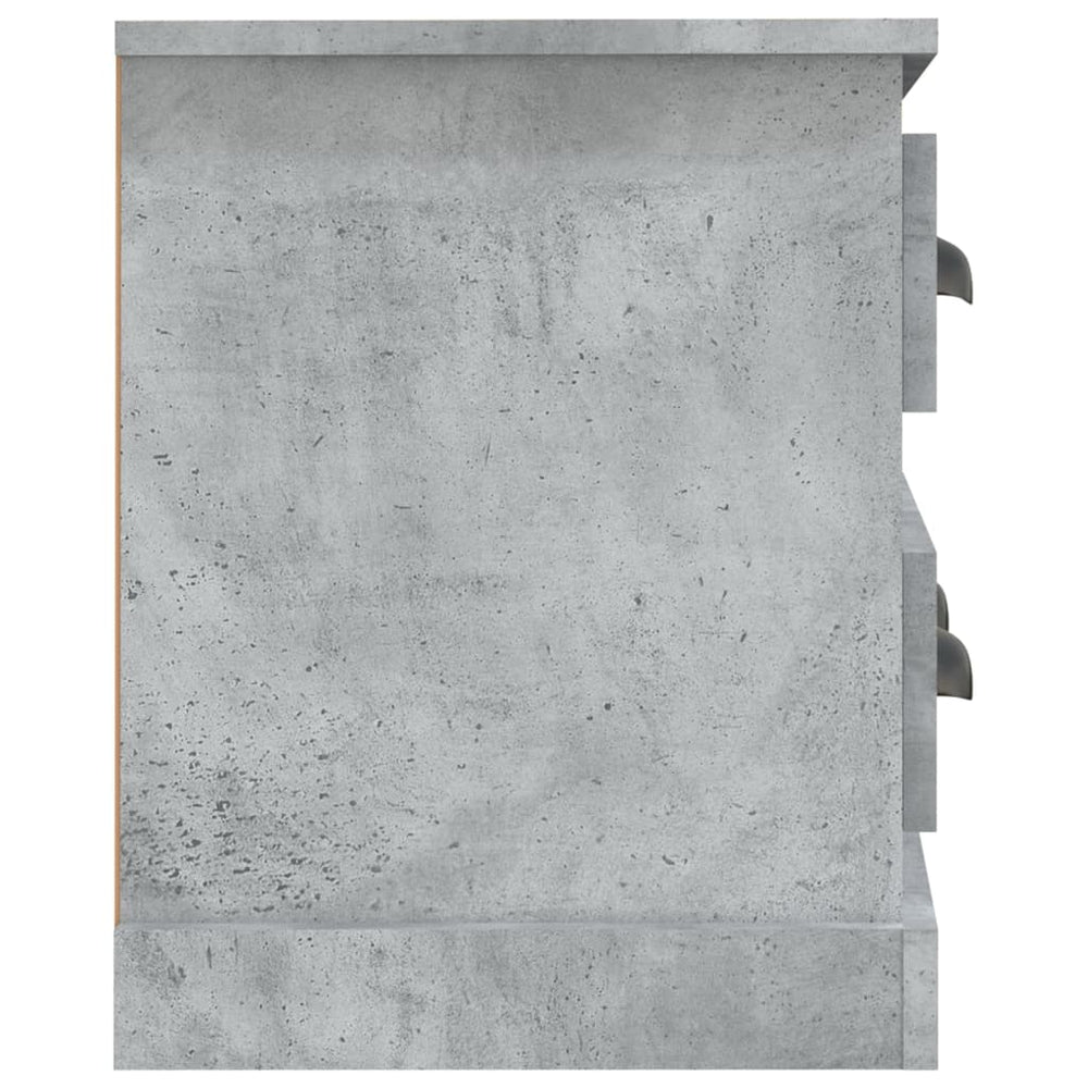 Tv-meubel 100x35,5x45 cm bewerkt hout betongrijs MeubelReus