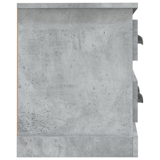 Tv-meubel 100x35,5x45 cm bewerkt hout betongrijs MeubelReus