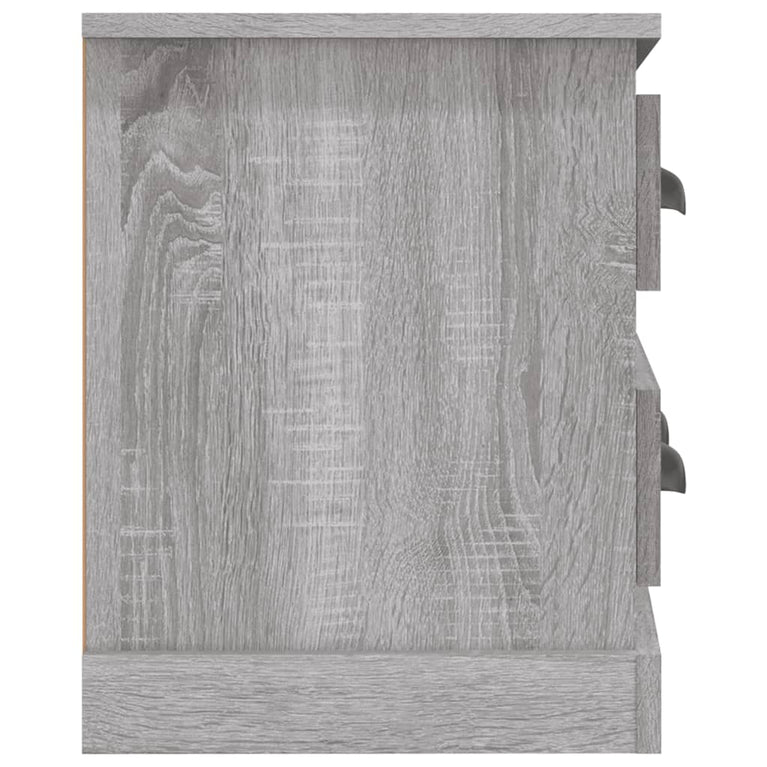 Tv-meubel 100x35,5x45 cm bewerkt hout grijs sonoma eikenkleurig MeubelReus