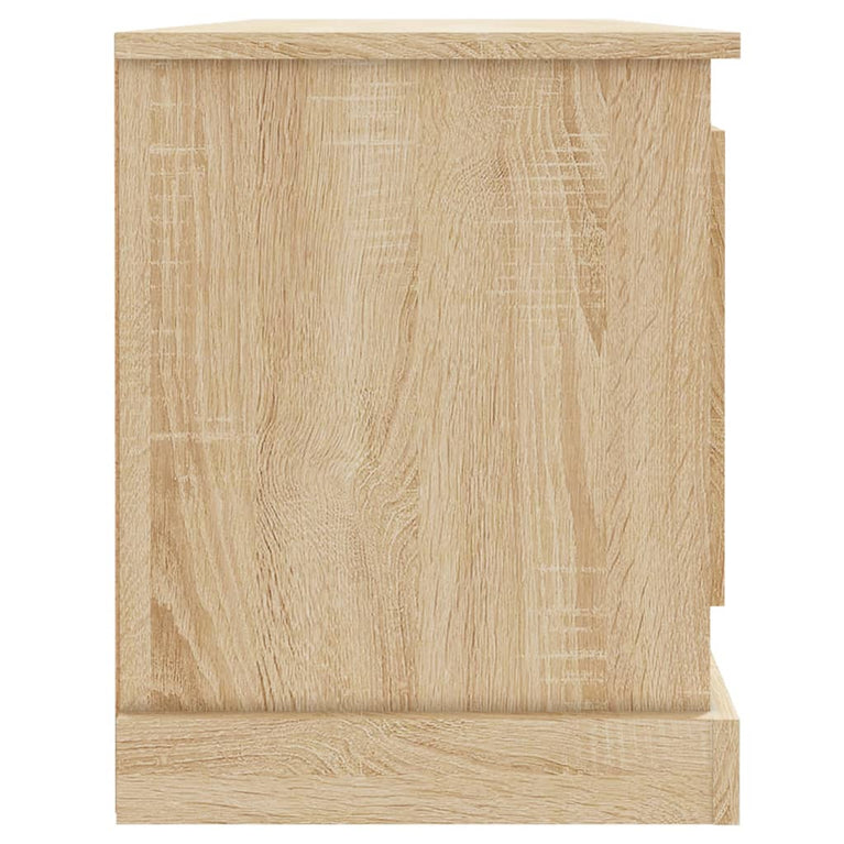 Tv-meubel 100x35,5x45 cm bewerkt hout sonoma eikenkleurig MeubelReus