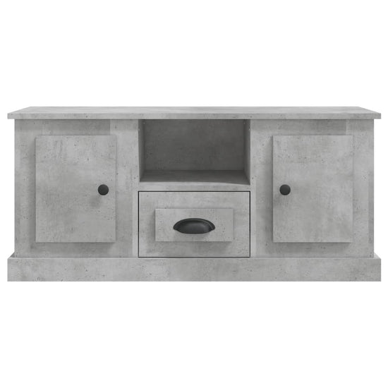 Tv-meubel 100x35,5x45 cm bewerkt hout betongrijs MeubelReus