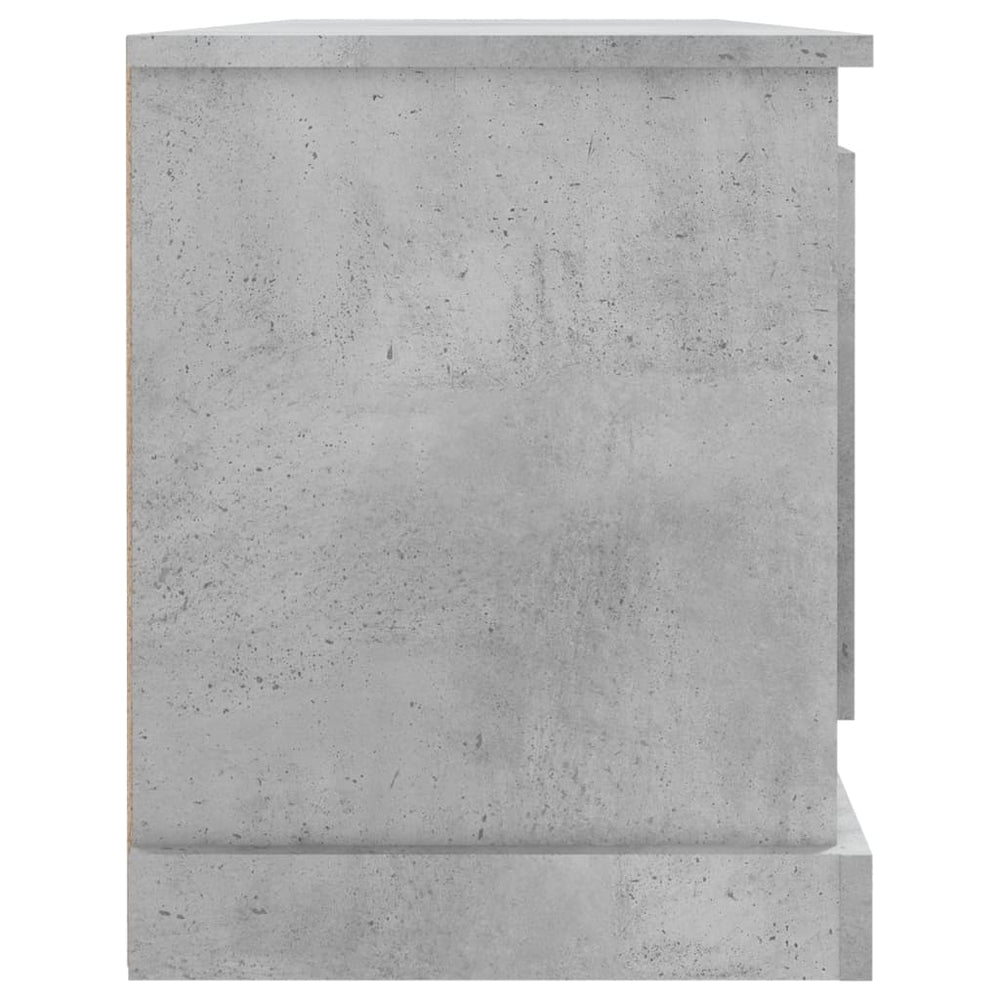 Tv-meubel 100x35,5x45 cm bewerkt hout betongrijs MeubelReus