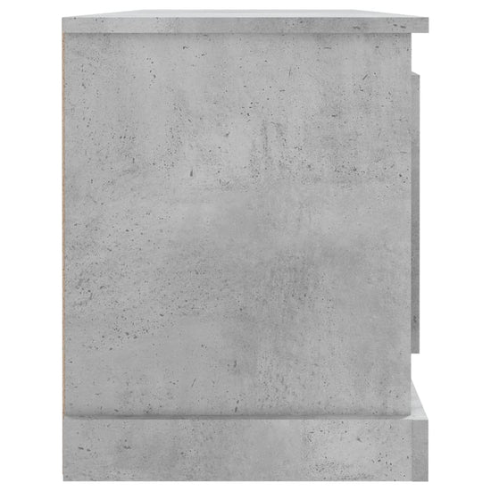 Tv-meubel 100x35,5x45 cm bewerkt hout betongrijs MeubelReus