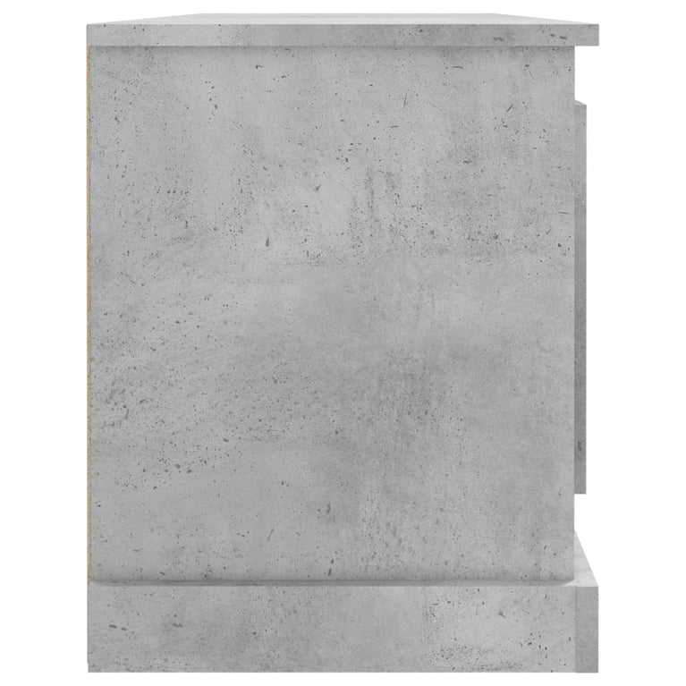 Tv-meubel 100x35,5x45 cm bewerkt hout betongrijs MeubelReus